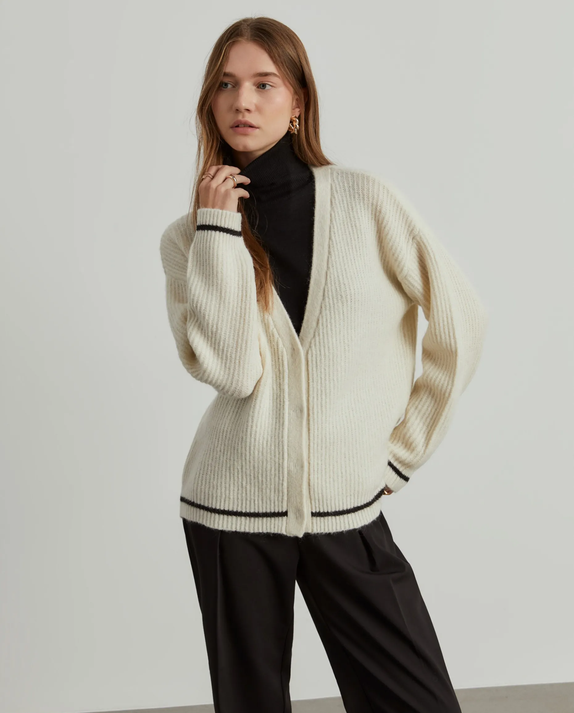 Casaco de malha com lã e mohair|LION OF PORCHES Discount