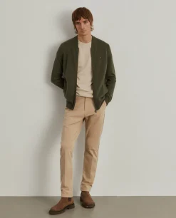 Casaco de malha em lã|LION OF PORCHES Store