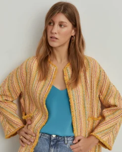 Casaco em Tweed Colorido|LION OF PORCHES Online