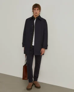Casaco modelo gabardine com acolchoado interior|LION OF PORCHES Cheap