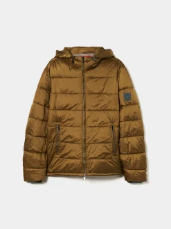 Casaco técnico acolchoado com capuz|LION OF PORCHES Store