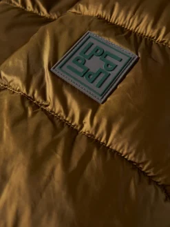 Casaco técnico acolchoado com capuz|LION OF PORCHES Store