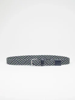 Cinto entrançado elástico tricolor|LION OF PORCHES Flash Sale
