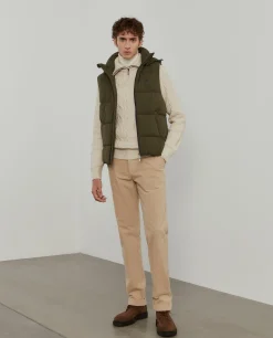 Colete acolchoado com capuz|LION OF PORCHES Fashion