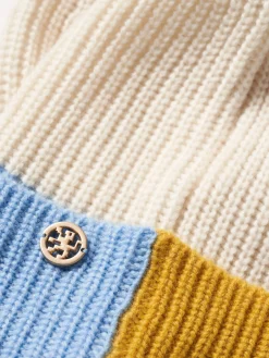 Gorro canelado tricolor com lã e caxemira|LION OF PORCHES Cheap