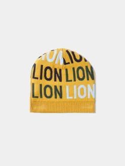 Gorro de algodão e caxemira com lettering|LION OF PORCHES Fashion