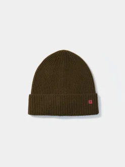 Gorro em malha tricotada 100% lã|LION OF PORCHES Outlet