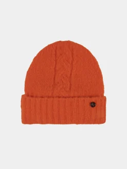 Gorro trançado laranja|LION OF PORCHES Online