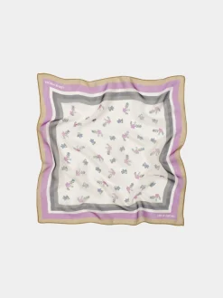 Lenço com estampado flores|LION OF PORCHES Store