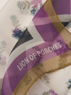 Lenço com estampado flores|LION OF PORCHES Store