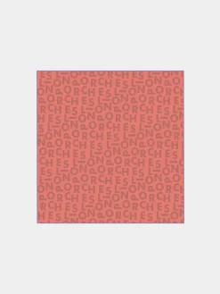 Lenço de seda com logotipo|LION OF PORCHES Store