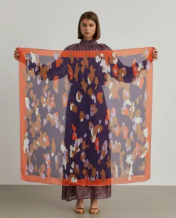Lenço de seda estampado|LION OF PORCHES Flash Sale