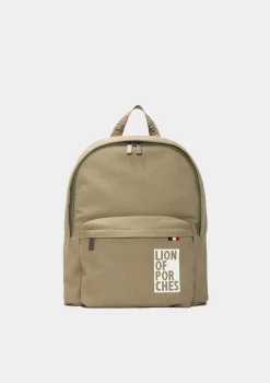 Mochila para homem em sarja com bolso frontal e alças|LION OF PORCHES Shop