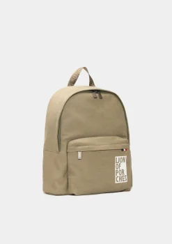 Mochila para homem em sarja com bolso frontal e alças|LION OF PORCHES Shop