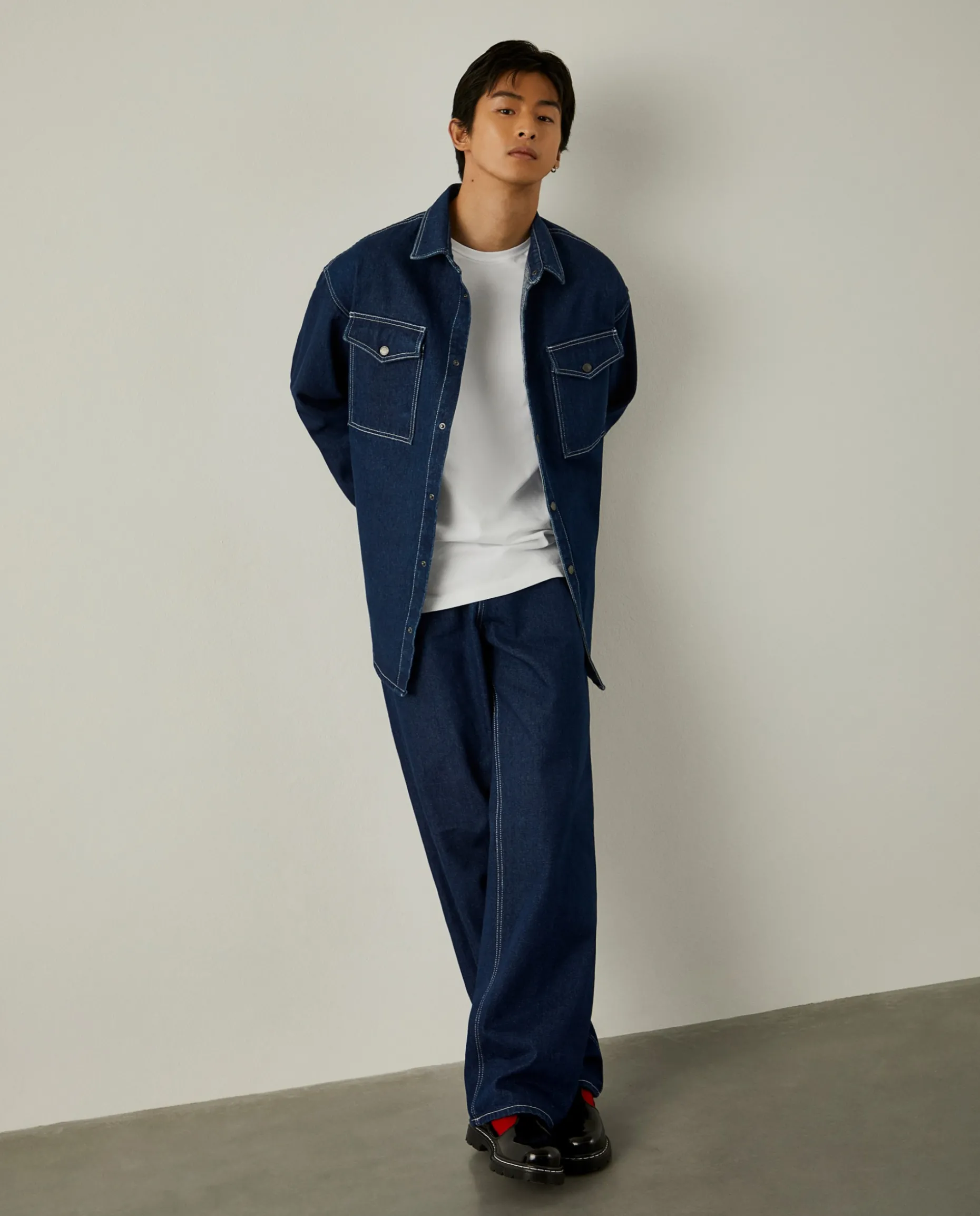 Overshirt denim x Paatiff|LION OF PORCHES Store