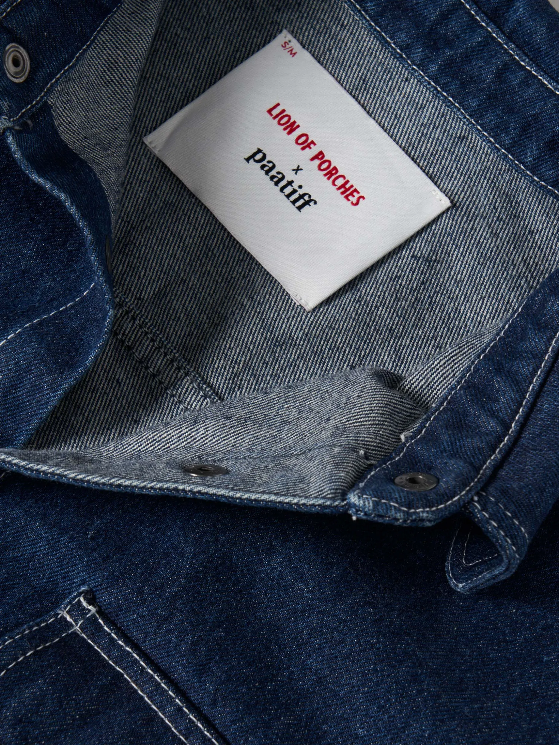 Overshirt denim x Paatiff|LION OF PORCHES Store