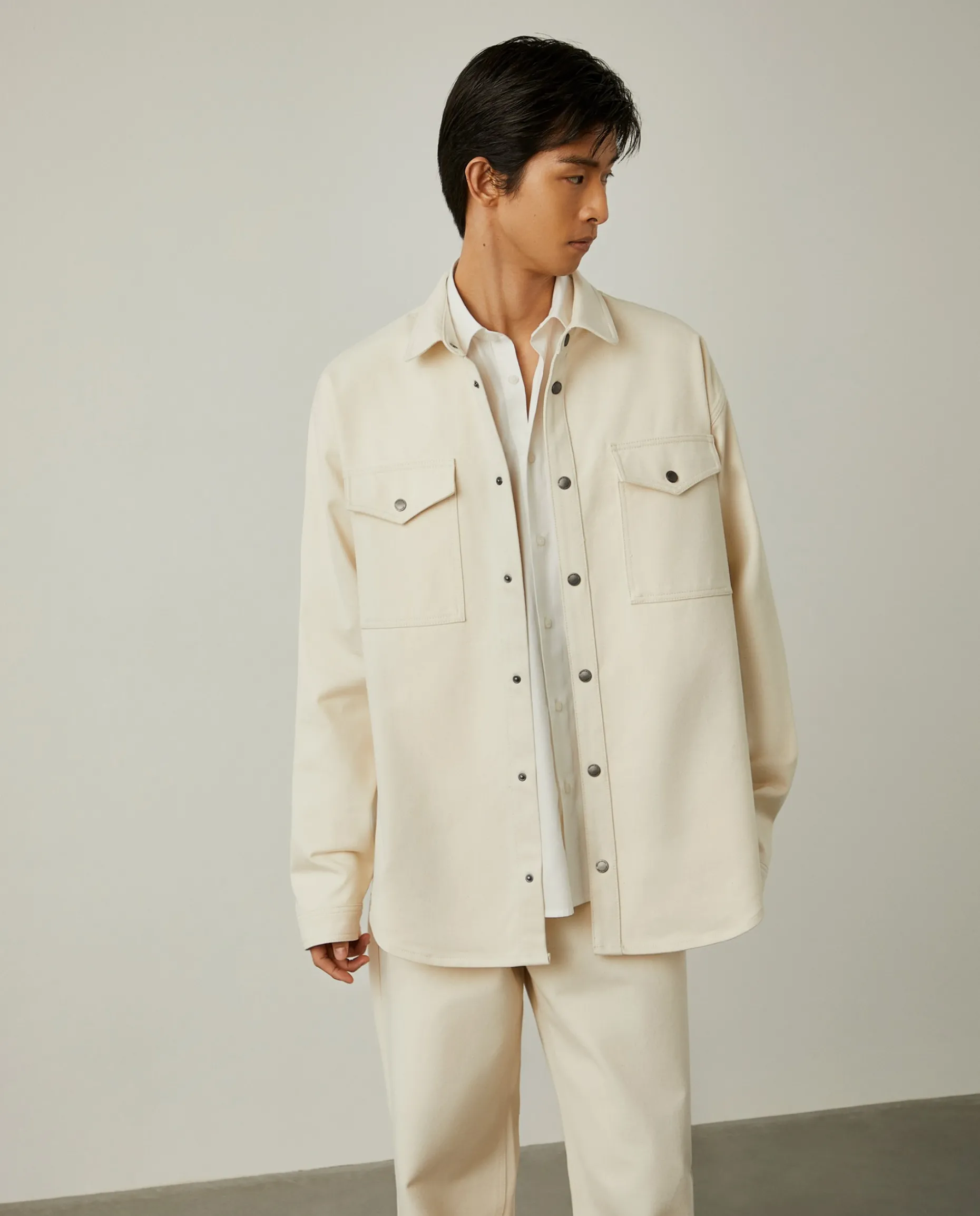 Overshirt denim x Paatiff|LION OF PORCHES Store
