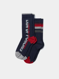 Pack de 2 pares de meias|LION OF PORCHES Best Sale