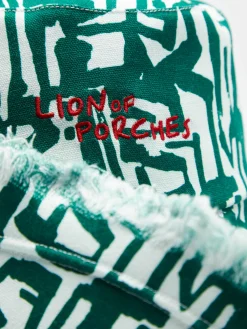 Panamá em canvas com estampado|LION OF PORCHES Sale