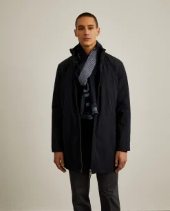 Parka acolchoada com capuz embutido|LION OF PORCHES Outlet