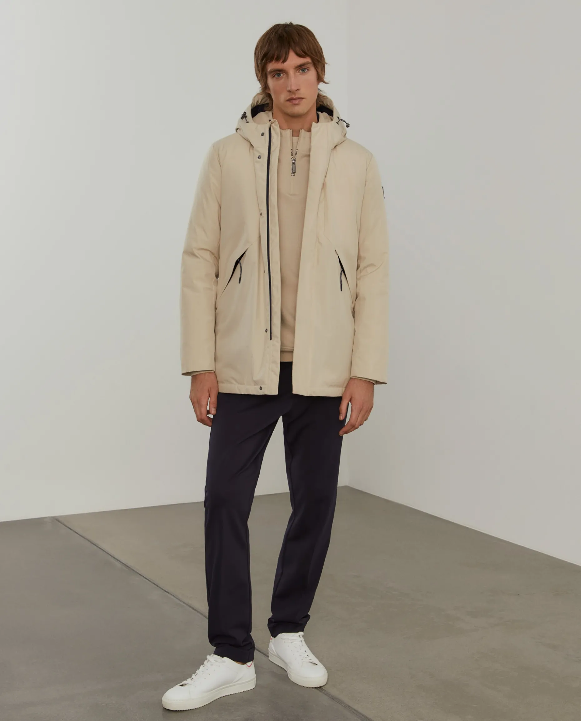 Parka acolchoada com capuz|LION OF PORCHES Outlet