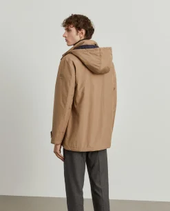 Parka acolchoada com capuz|LION OF PORCHES Clearance