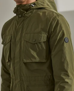 Parka em tecido técnico com capuz e bolsos|LION OF PORCHES Shop