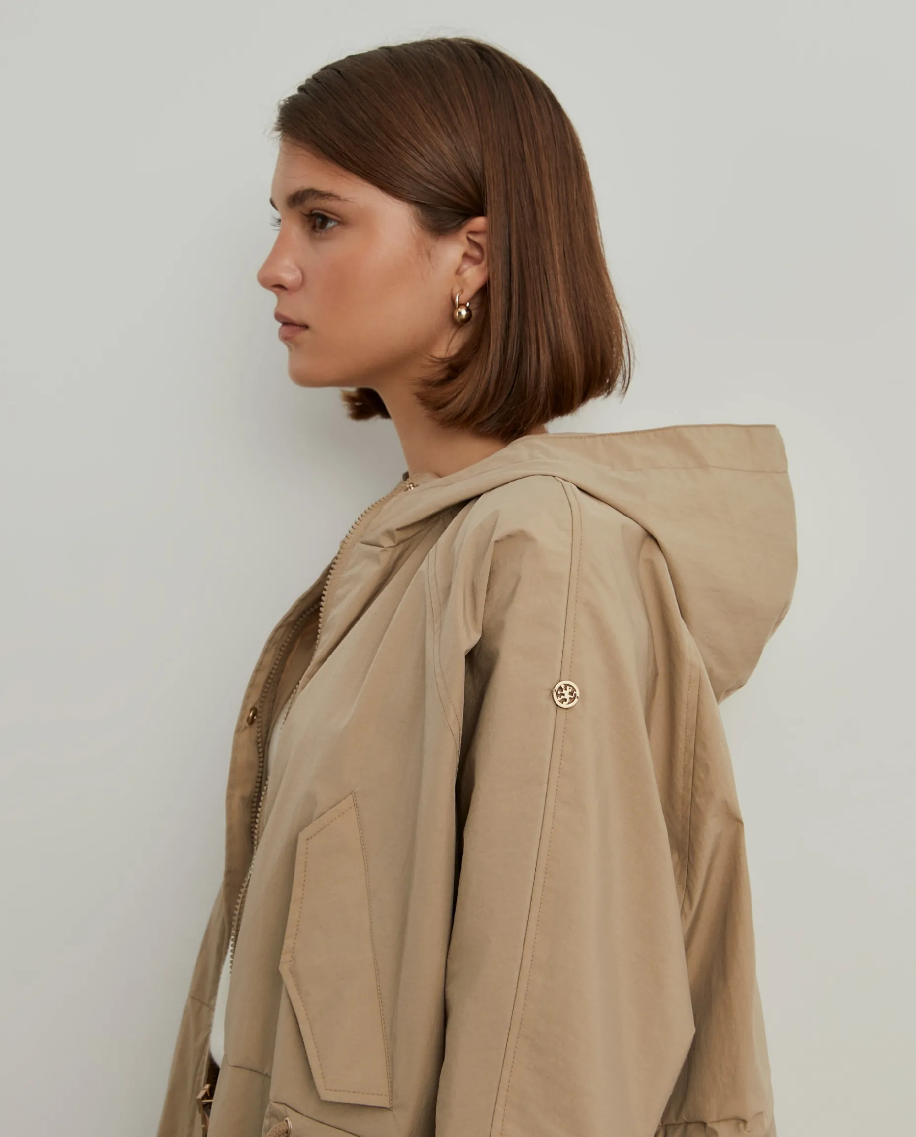 Parka oversized com capuz|LION OF PORCHES Store