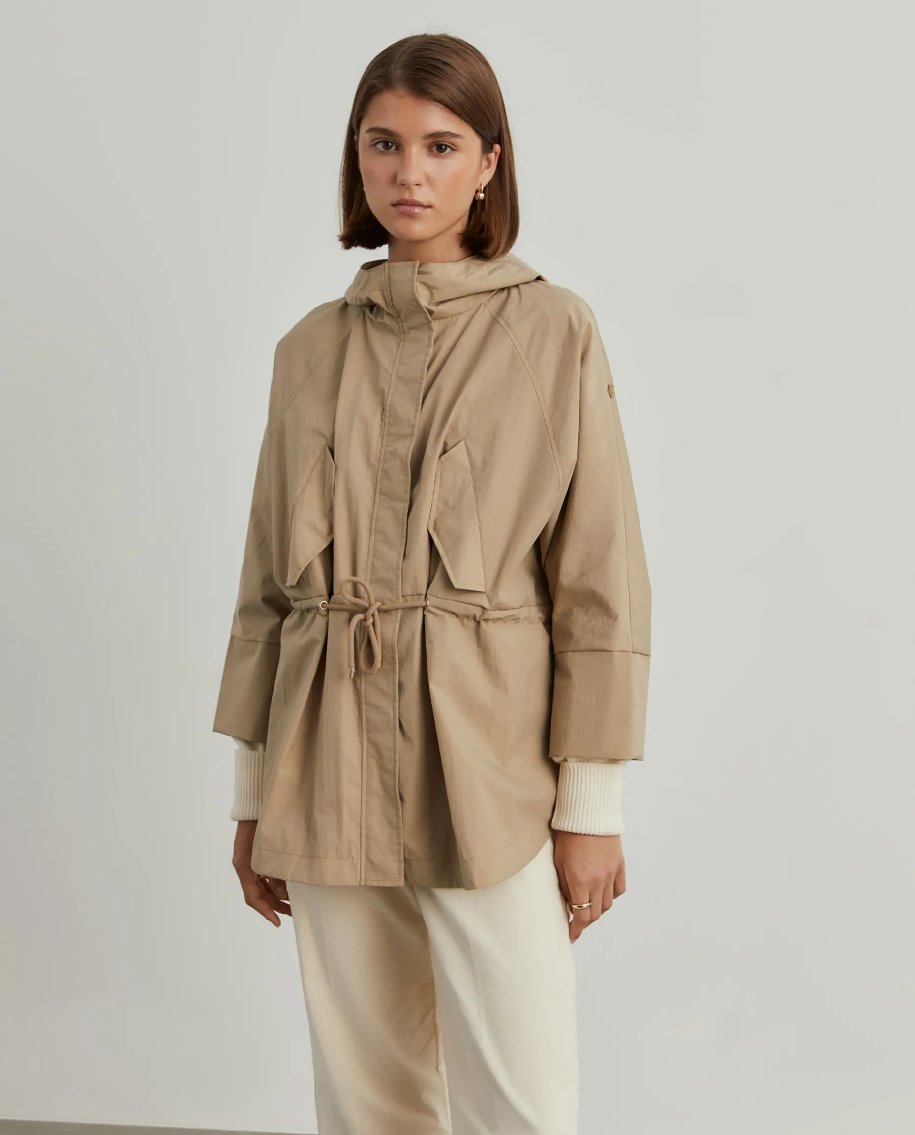 Parka oversized com capuz|LION OF PORCHES Store