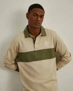Polo bicolor de manga comprida|LION OF PORCHES Cheap