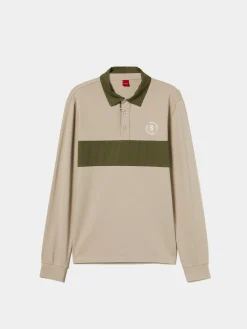 Polo bicolor de manga comprida|LION OF PORCHES Cheap