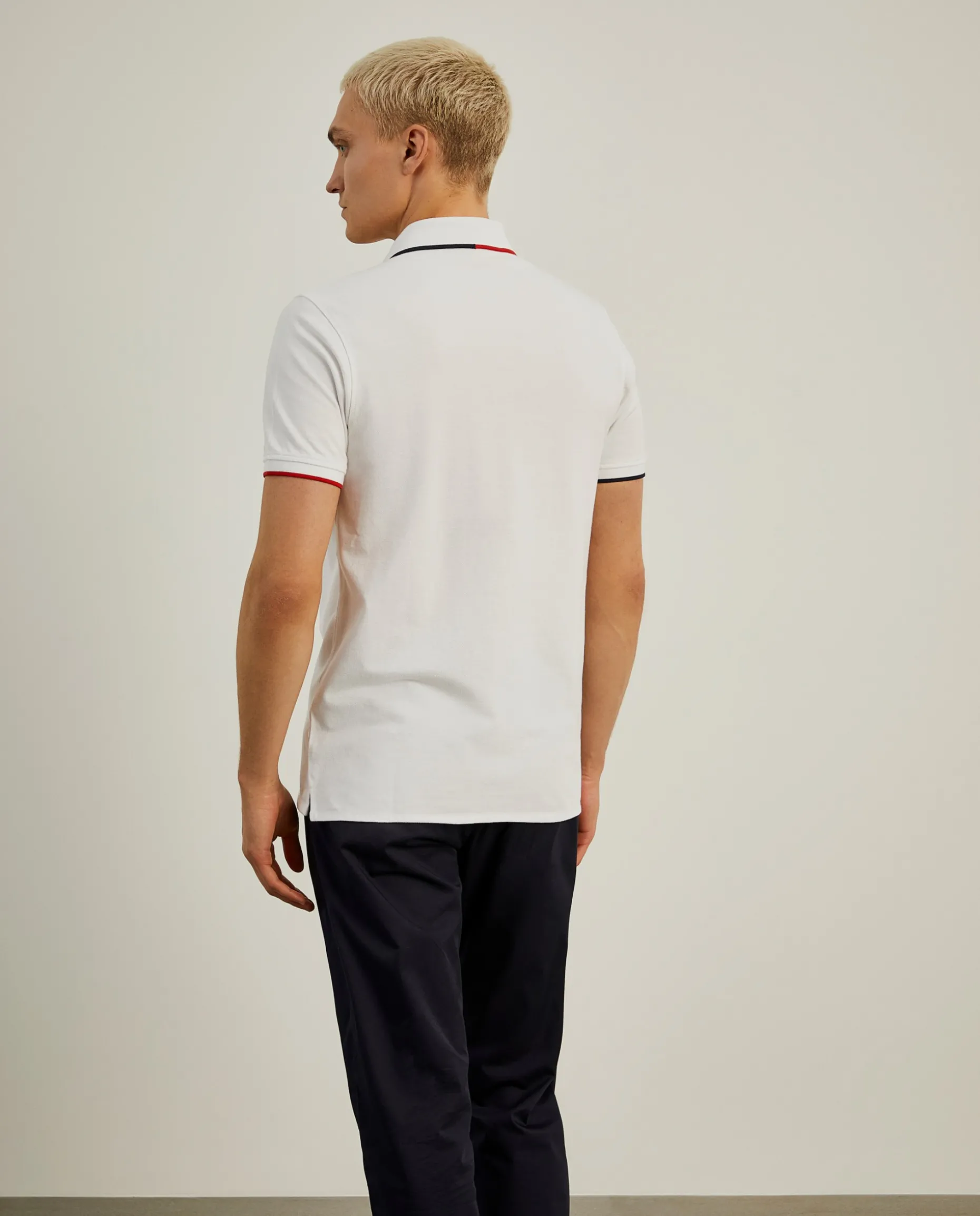 Polo camisa em algodão com riscas|LION OF PORCHES Flash Sale