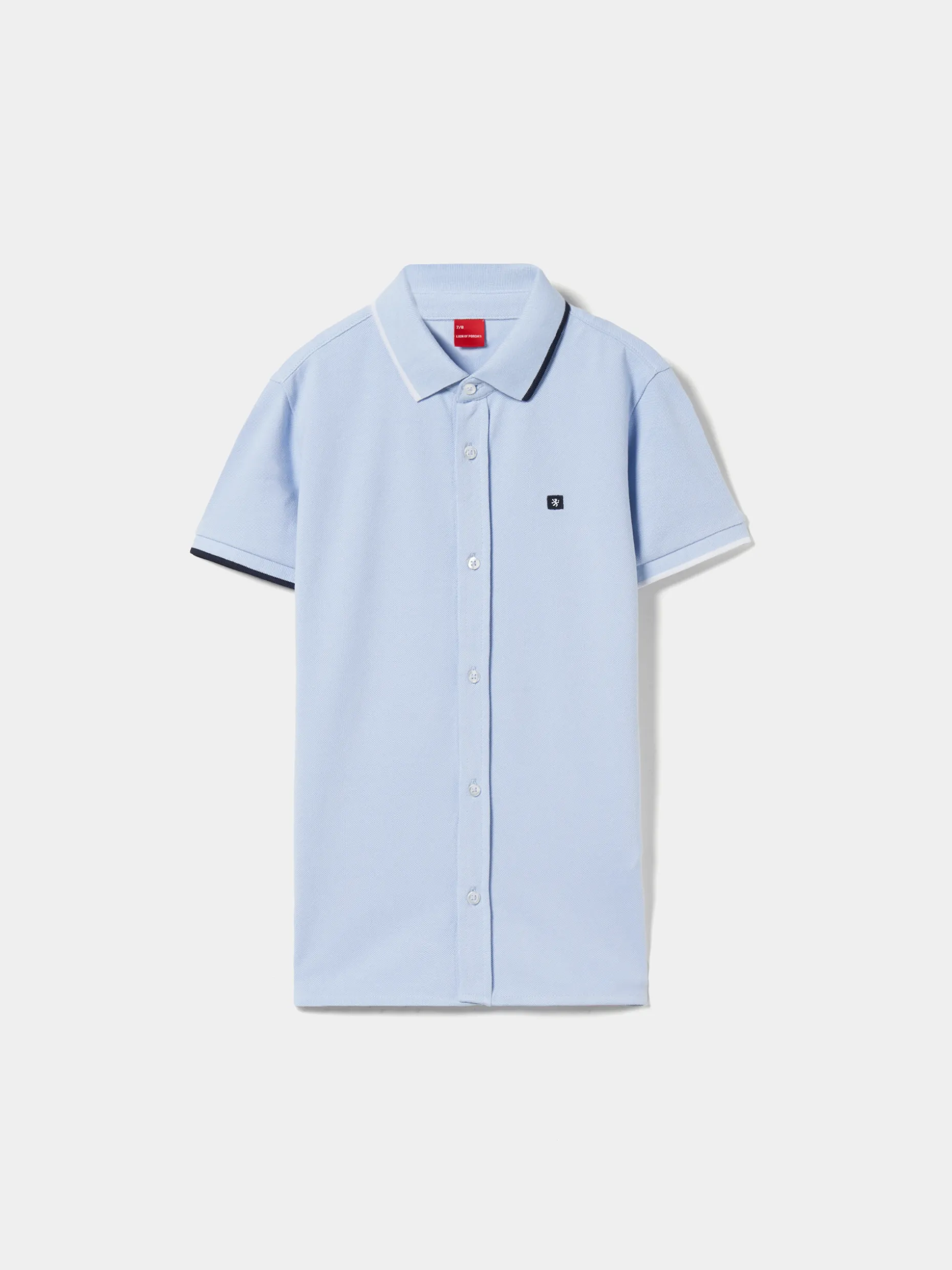 Polo camisa malha piqué com riscas|LION OF PORCHES Store