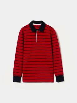 Polo de manga comprida às riscas|LION OF PORCHES Discount
