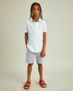 Polo de manga curta 100% algodão|LION OF PORCHES Store