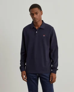Polo manga comprida de algodão|LION OF PORCHES Outlet