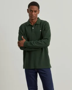 Polo manga comprida de algodão|LION OF PORCHES New