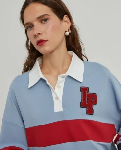 Polo manga comprida às riscas|LION OF PORCHES Outlet