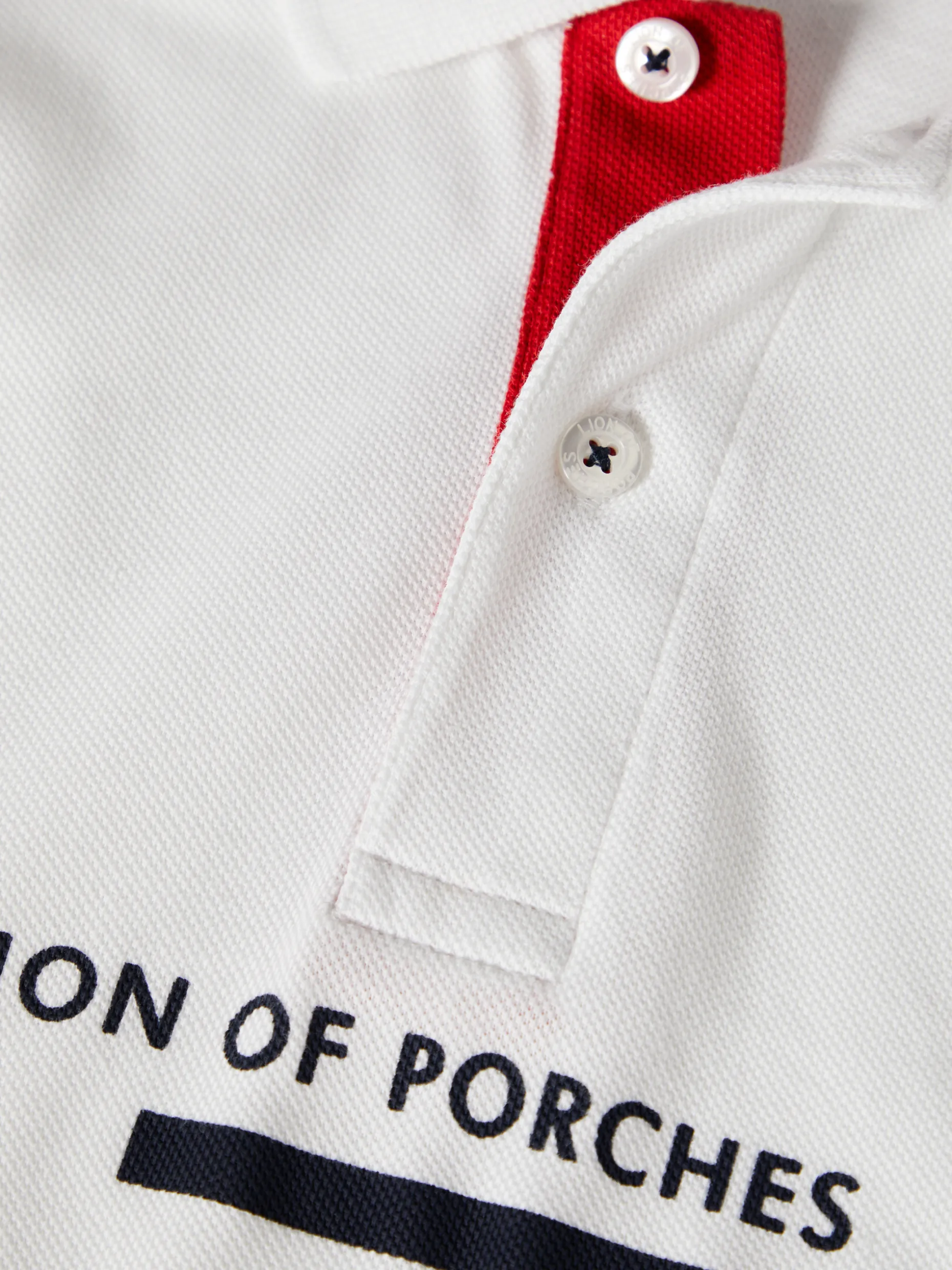 Polo piqué com logotipo|LION OF PORCHES Flash Sale