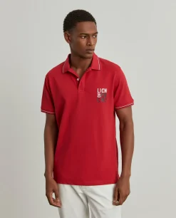 Polo piqué de algodão|LION OF PORCHES Fashion