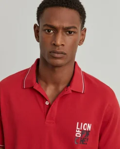 Polo piqué de algodão|LION OF PORCHES Fashion