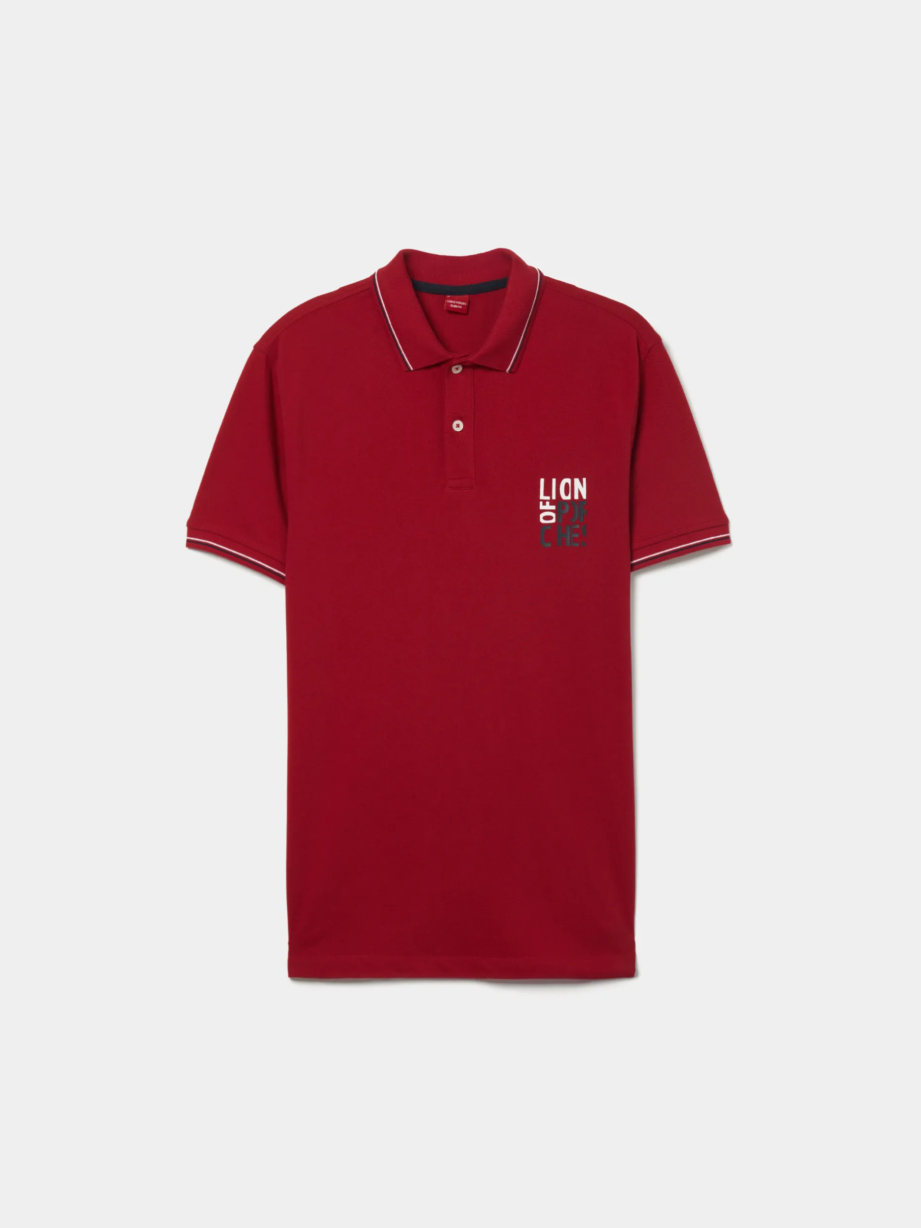 Polo piqué de algodão|LION OF PORCHES Fashion
