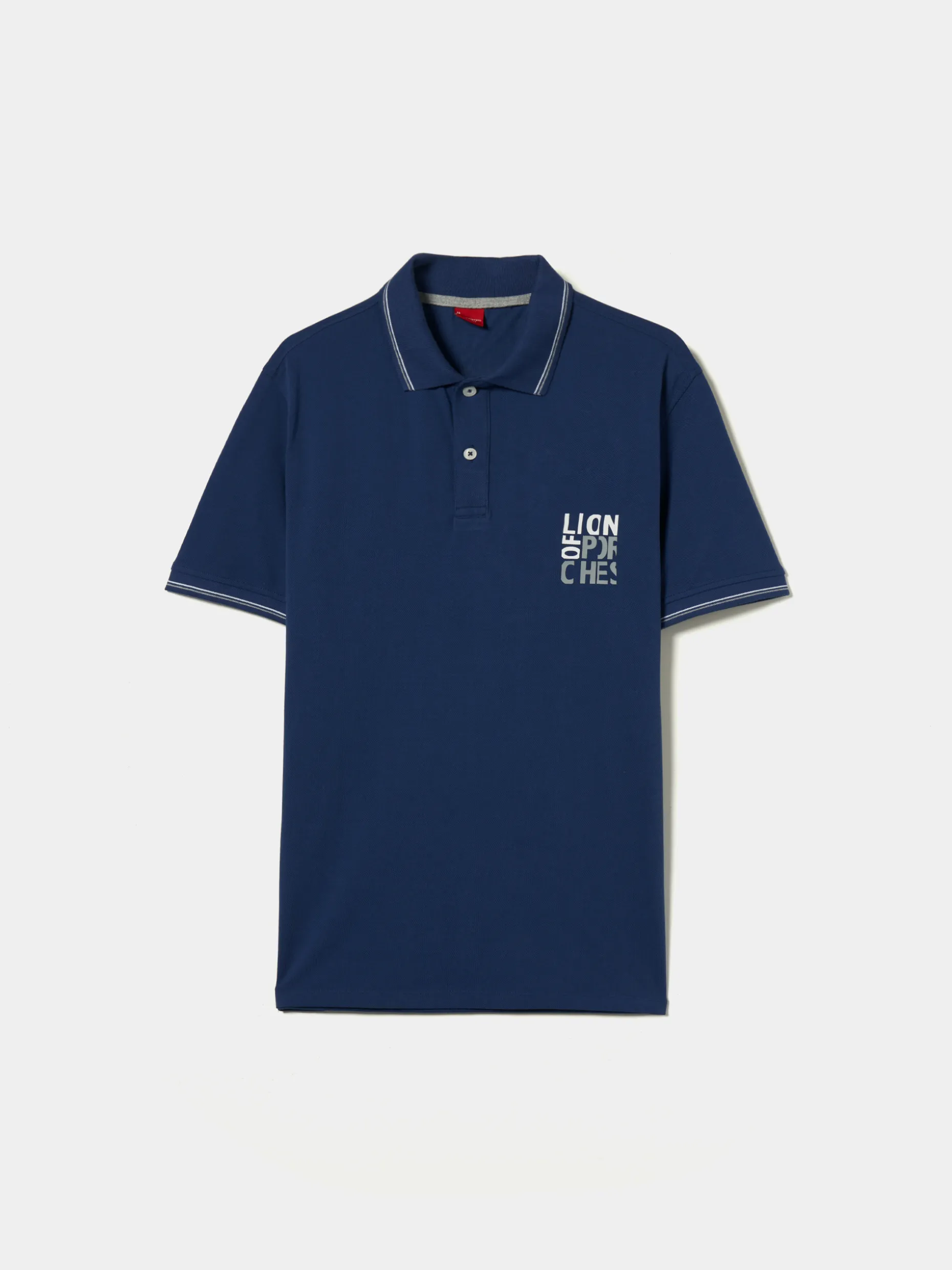 Polo piqué de algodão|LION OF PORCHES Outlet