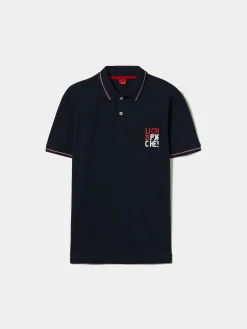 Polo piqué de algodão|LION OF PORCHES Cheap