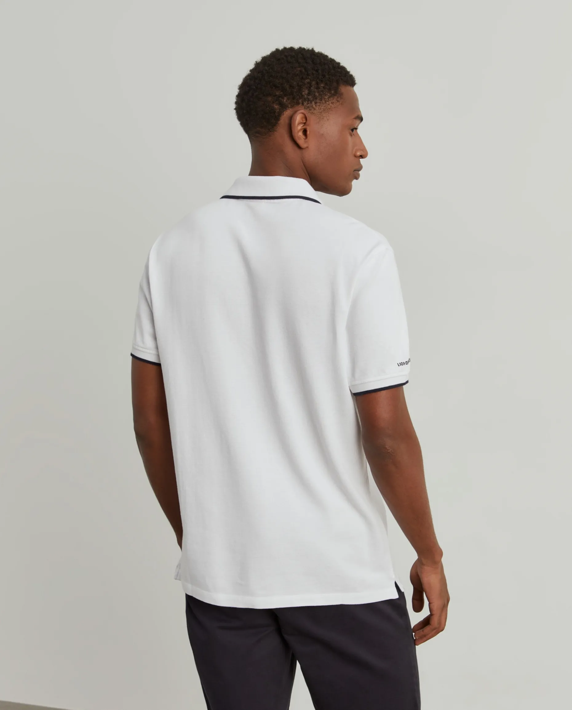 Polo piqué em algodão|LION OF PORCHES Cheap