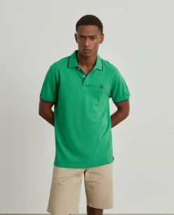 Polo piqué em algodão|LION OF PORCHES Shop
