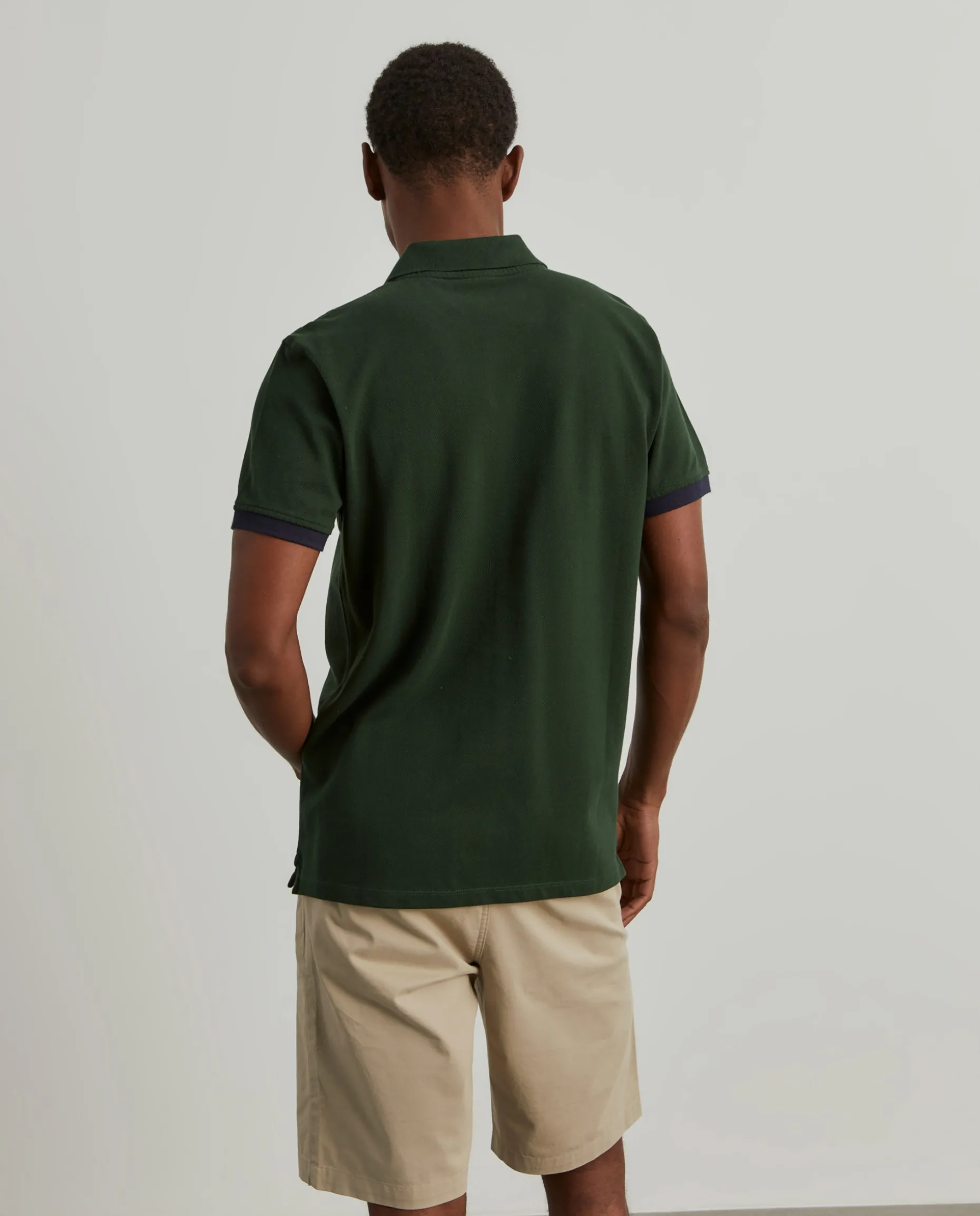 Polo piqué em algodão|LION OF PORCHES Best Sale