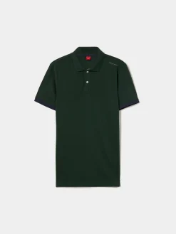 Polo piqué em algodão|LION OF PORCHES Best Sale