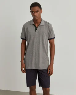 Polo piqué em algodão|LION OF PORCHES Flash Sale