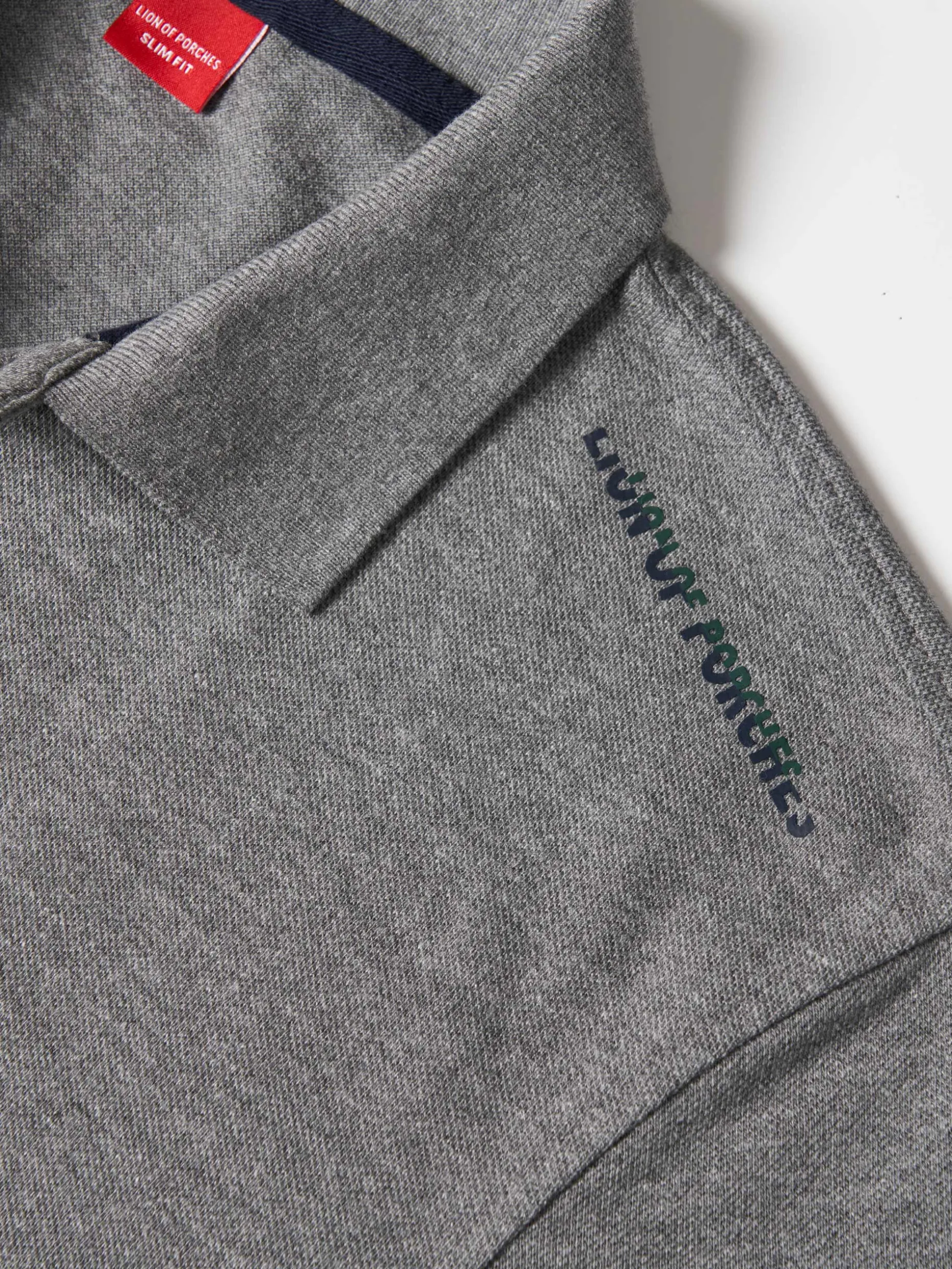 Polo piqué em algodão|LION OF PORCHES Flash Sale